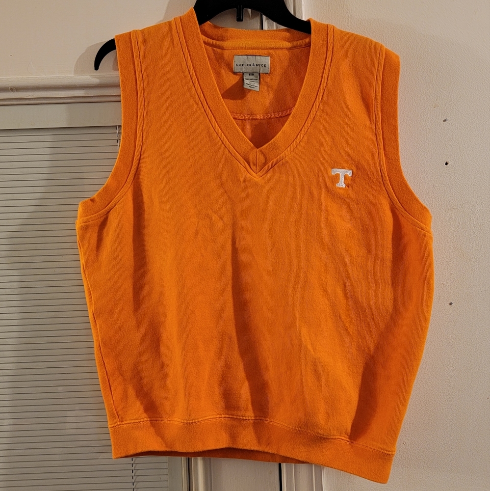 CUTTER AND BUCK TENNESSEE VOLS VEST. SIZE M